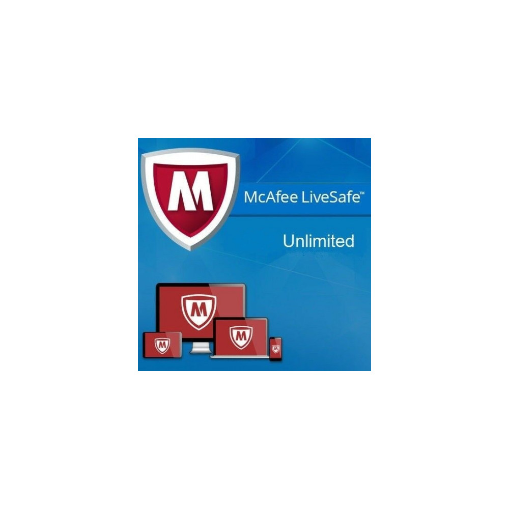 McAfee LiveSafe Unlimited / 1 Rok