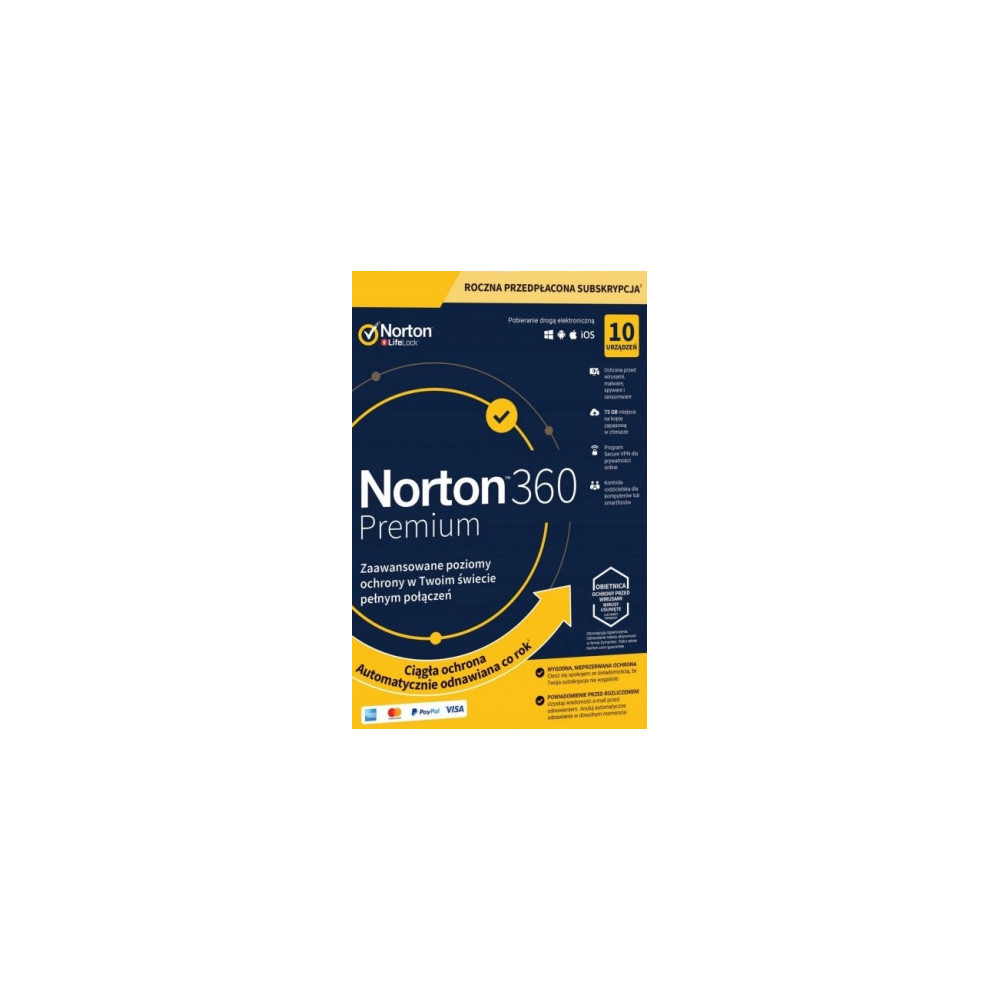 NORTON 360 PREMIUM 10 PC 1 ROK